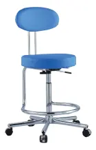 LS - 123 židle lékařská, koženka OTO N 15 - koženka blankytně modrá